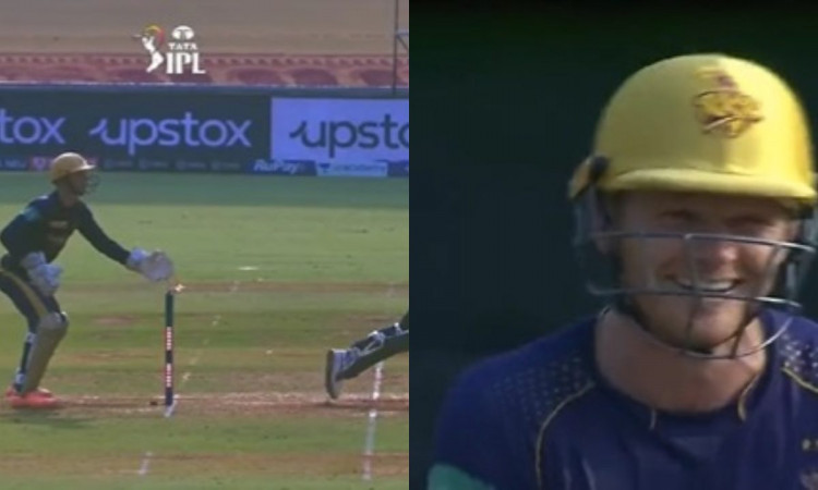 Cricket Image for VIDEO : ना हाथ में बॉल, ना बल्लेबाज़ क्रीज़ से बाहर, फिर भी फालतू में गिराई बिलिंग