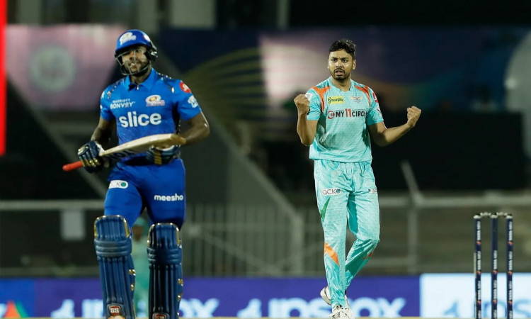 IPL 2022: LSG Bowler Show Nerves Of Steel As MI Lose Sixth Consecutive Match