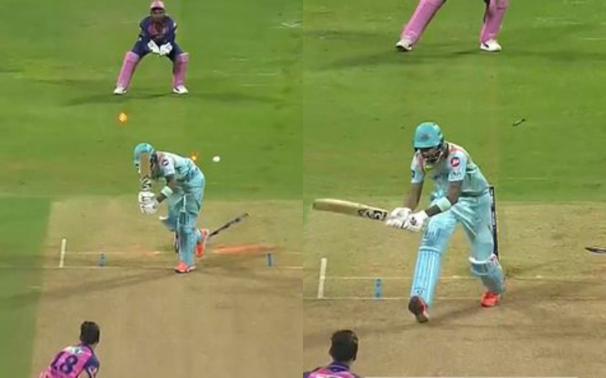 Cricket Image for VIDEO : बोल्ट ने दिया 440 वोल्ट का झटका, पहली बॉल पर उखाड़ी राहुल की स्टंप्स