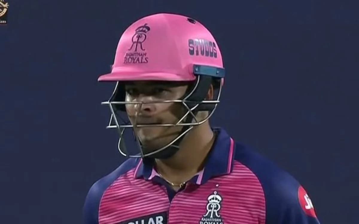 Riyan Parag Hits Harshal Patel For 18 Runs In The Last Over Riyan Parag Hits Harshal Patel For 18 Runs In The Last Over