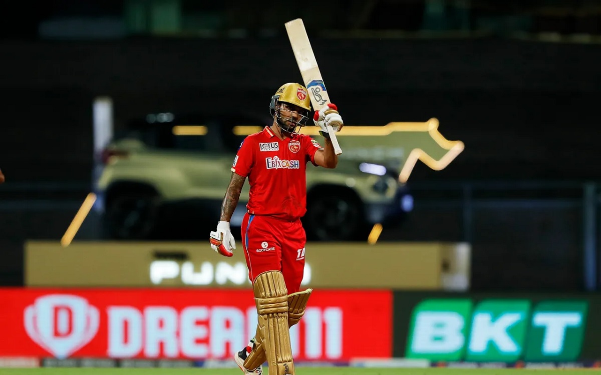 IPL 2022 Shikhar Dhawan Roars Loud In His 200th Match; Watch Video Here On Cricketnmore