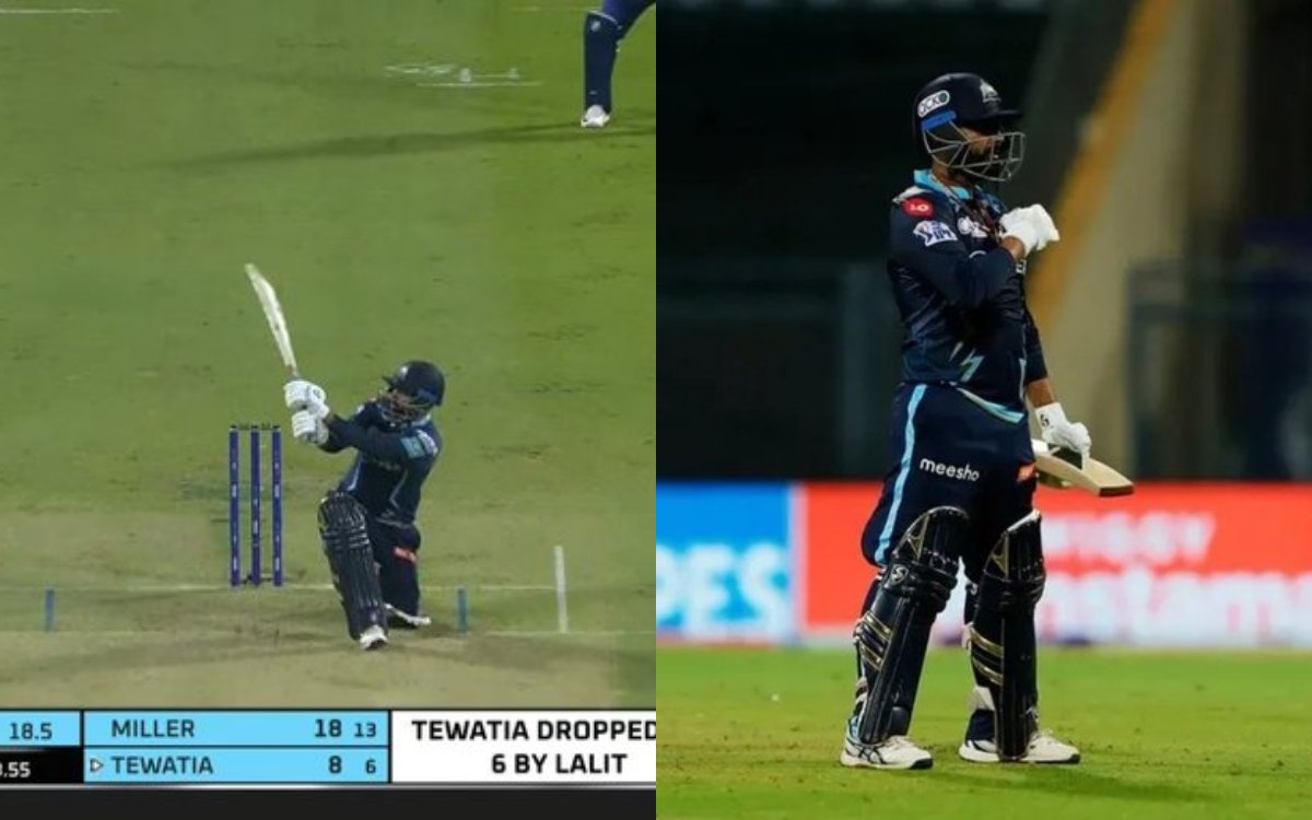 Cricket Image for VIDEO : 2 बॉल में चाहिए थे 12 रन, तेवतिया के चमत्कार ने जितवा दिया मैच