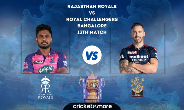 Cricket Image for Rajasthan Royals vs Royal Challengers Bangalore, IPL 2022 – Cricket Match Predicti