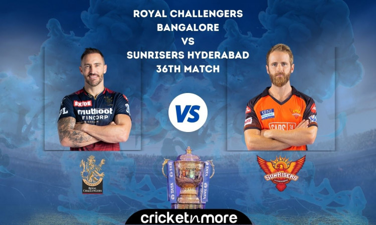 Cricket Image for Royal Challengers Bangalore vs Sunrisers Hyderabad, IPL 2022 – Cricket Match Predi