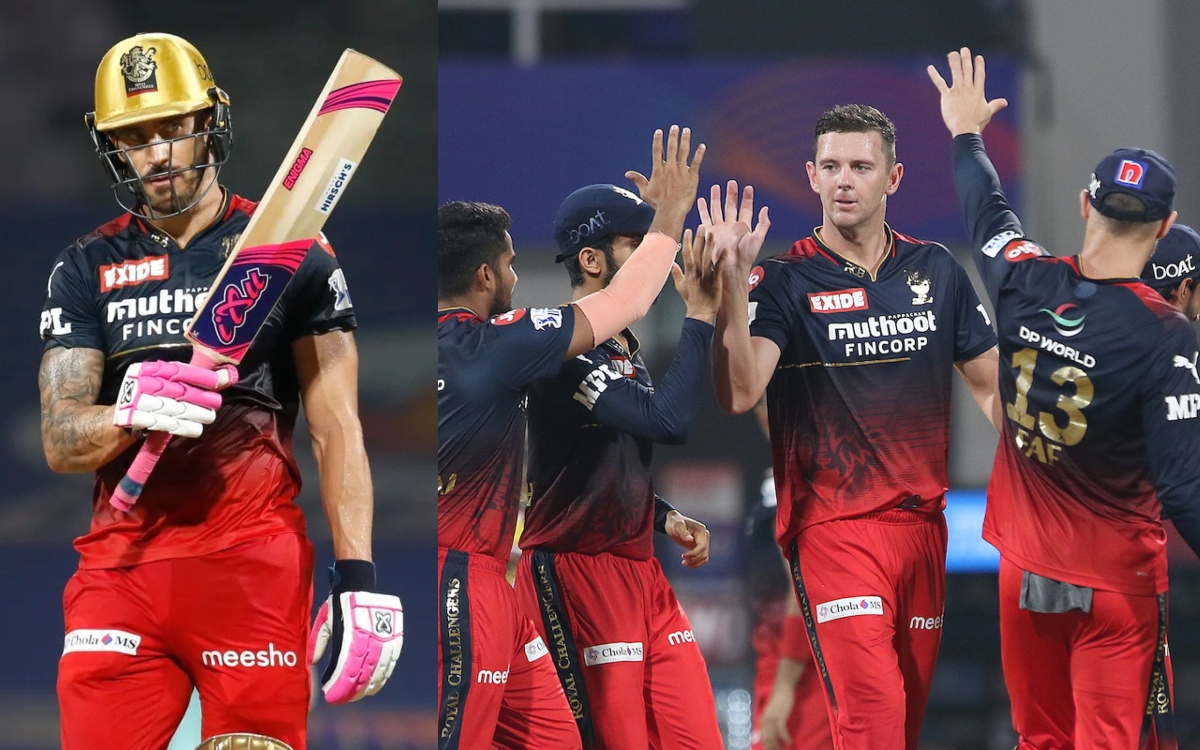 Cricket Image for कप्तान डु प्लेसिस और हेजलवुड के दम पर आरसीबी ने जीता मैच, लखनऊ सुपर जायंट्स को 18 