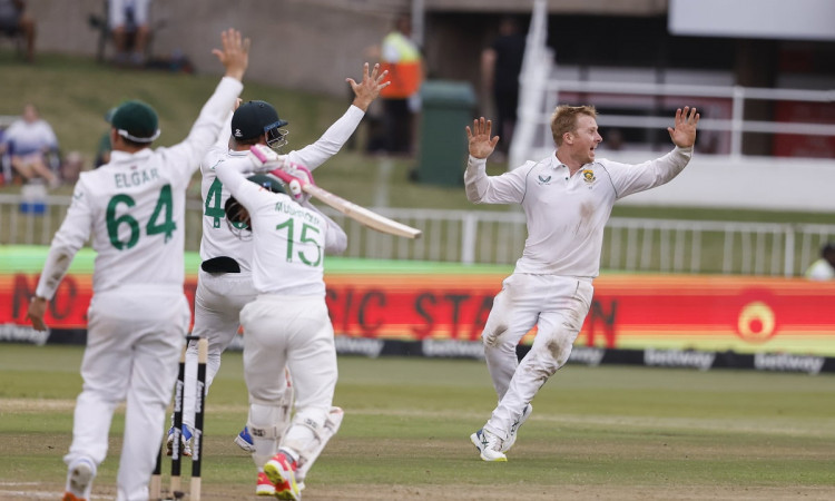 Cricket Image for 1st Test: Allround Harmer Puts South Africa In Front vs Bangladesh On Day 2
