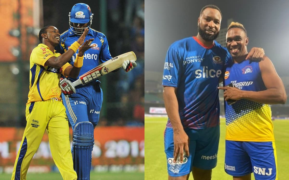 Cricket Image for IPL : ब्रावो से दोस्ती ने कीरोन पोलार्ड को मुंबई इंडियंस के साथ जोड़ा था 