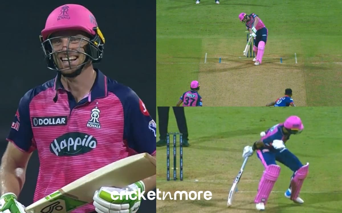 Cricket Image for जोस ने जड़ा जानलेवा शॉट, बाल बाल बचे देवदत्त पडिक्क्ल; देखें VIDEO