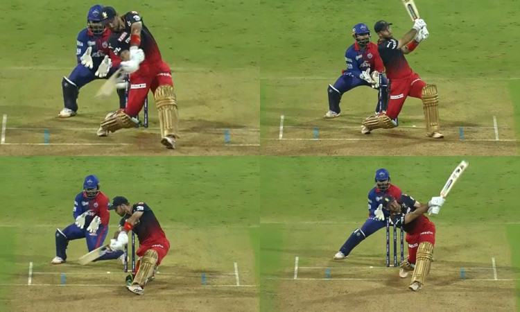 Cricket Image for WATCH: Glenn Maxwell Takes On Wrist Spinner Kuldeep Yadav, Smacks 2 Fours & 2 Sixe