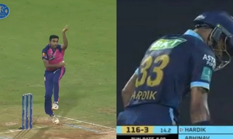 Cricket Image for WATCH: Hardik Pandya Nails 2 Consecutive Sixes Against Ashwin