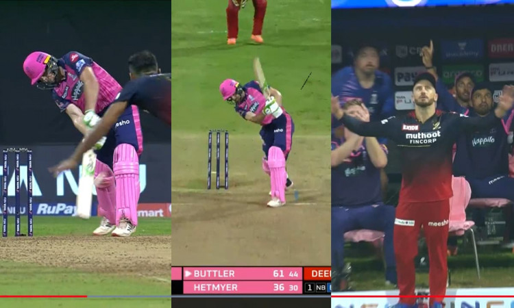 Cricket Image for जोस बटलर ने जड़ा No Look सिक्स, गेंद देखते ही रह गए फाफ डु प्लेसिस, देखें VIDEO