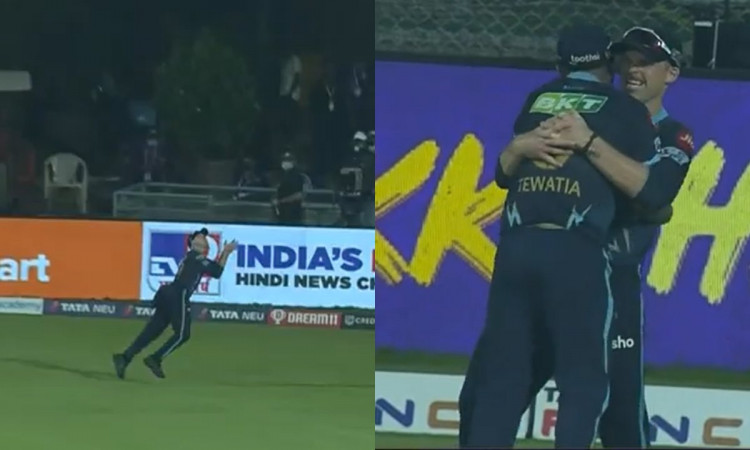 Cricket Image for WATCH: Lockie Ferguson's Game-Changing Catch To Dismiss Andre Russell