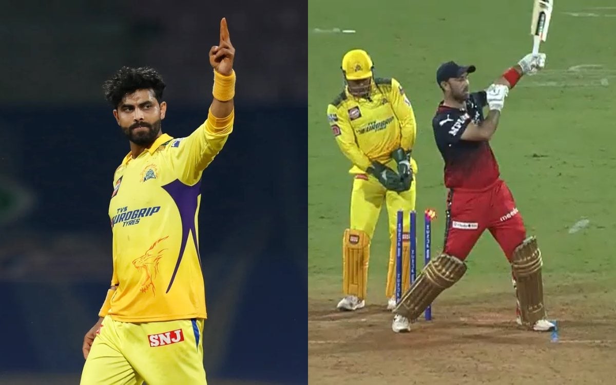 Cricket Image for WATCH: Ravindra Jadeja Gets His 'Bunny' Glenn Maxwell Yet Again