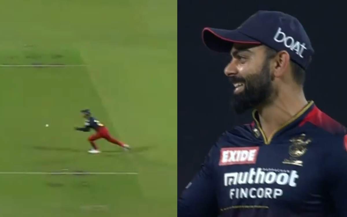Cricket Image for WATCH: Virat Kohli Takes A Jaw-Dropping Catch To Dismiss Nemesis Trent Boult
