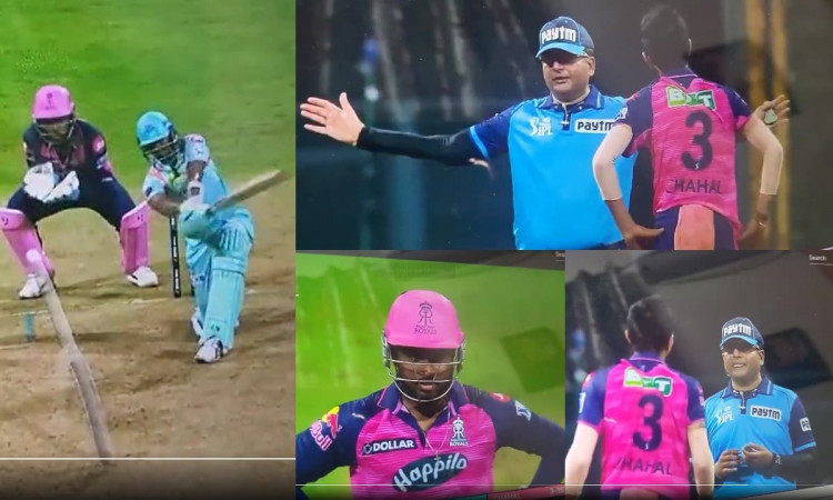 Cricket Image for Live मैच में अंपायर पर भड़के युजवेंद चहल, विवादित फैसले पर हुई बहस, देखें VIDEO