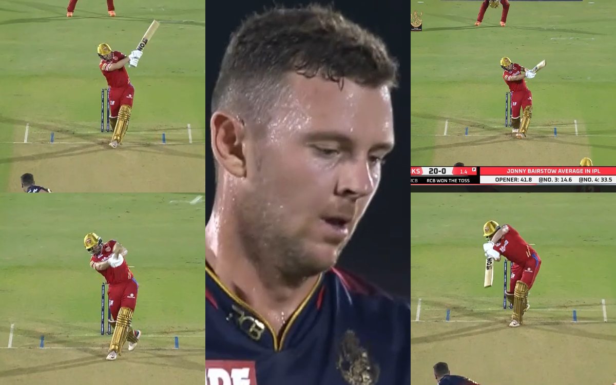 Cricket Image for 4,6,6,4 - Bairstow Wreaks Havoc On Hazlewood; Watch Video Here