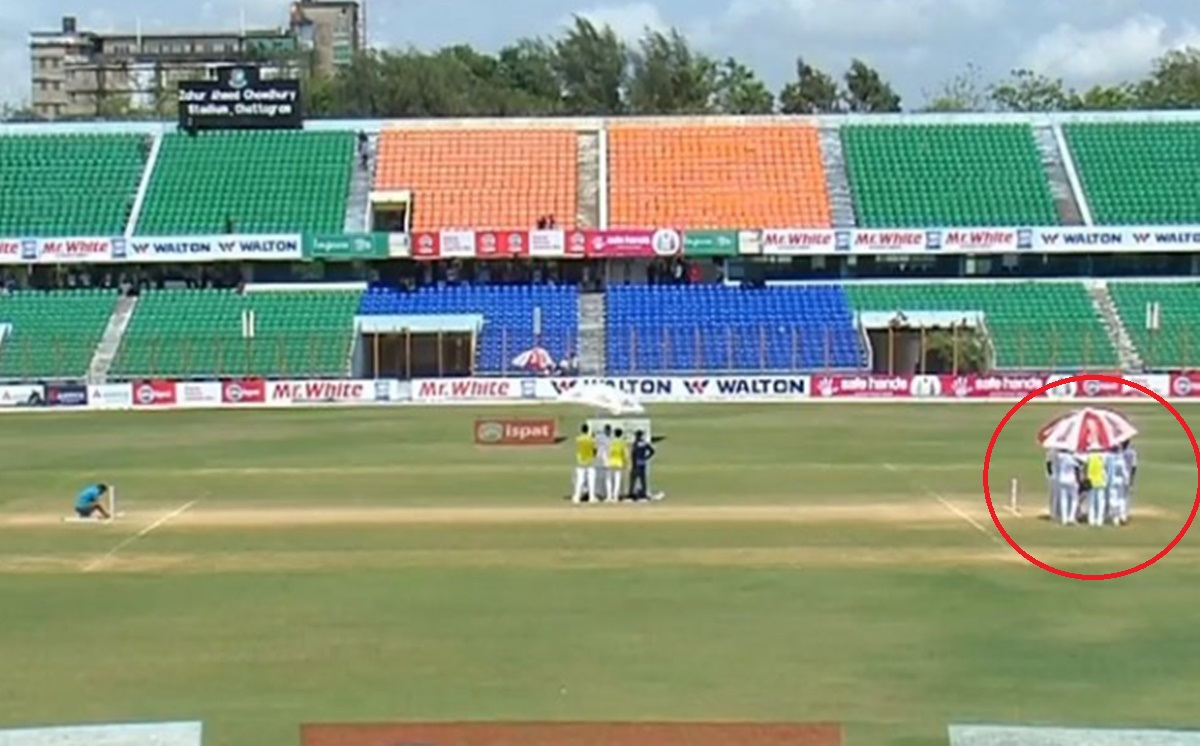 Cricket Image for Ban Vs Sl Umpire Richard Kettleborough Leave Field Because Of Heat