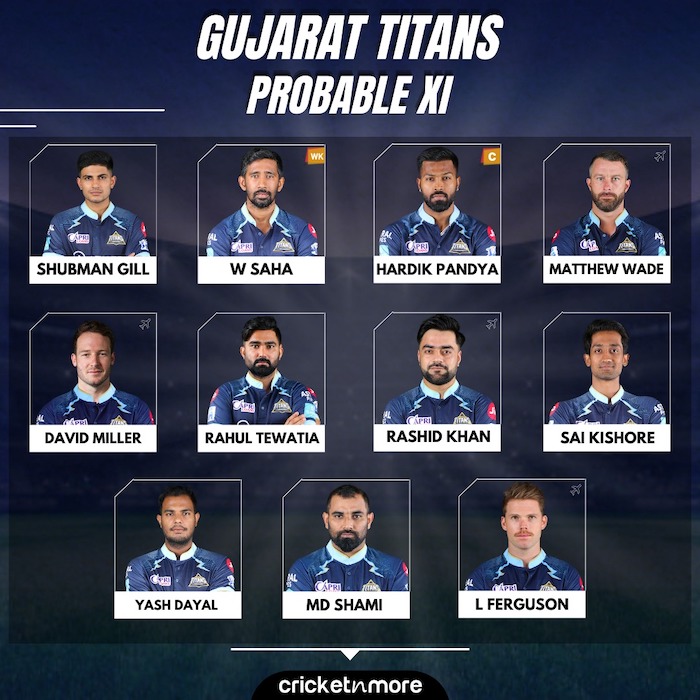 Gujarat Titan vs Rajasthan Royals