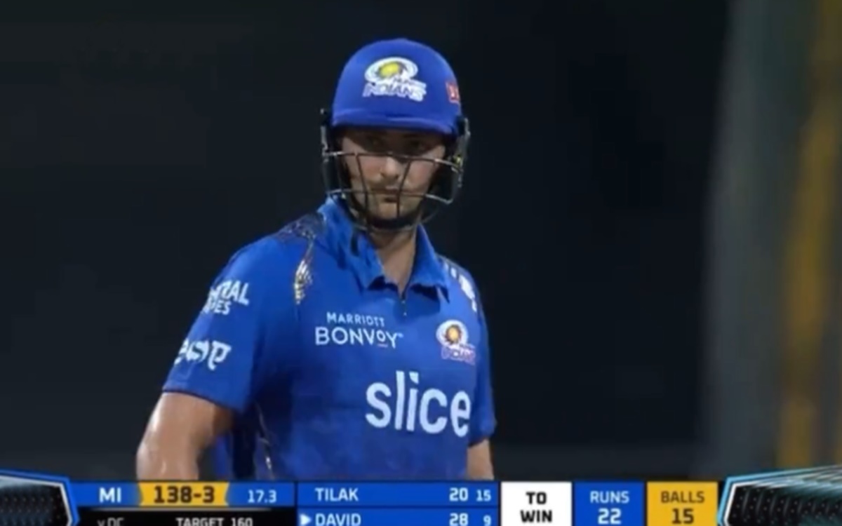 Cricket Image for Ipl 2022 Tim David Six Should Have Been Dead Ball