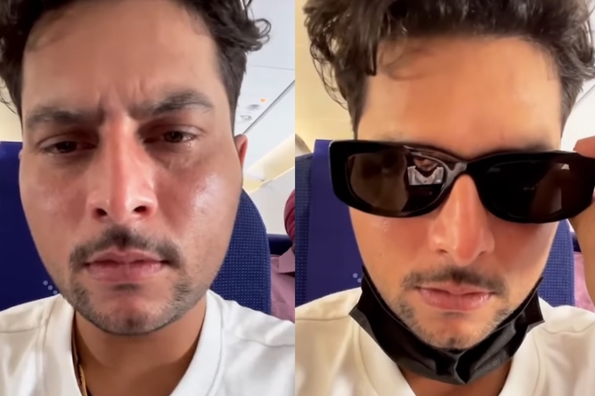 Cricket Image for Kuldeep yadav on watching a 3D Hollywood movie for the first time