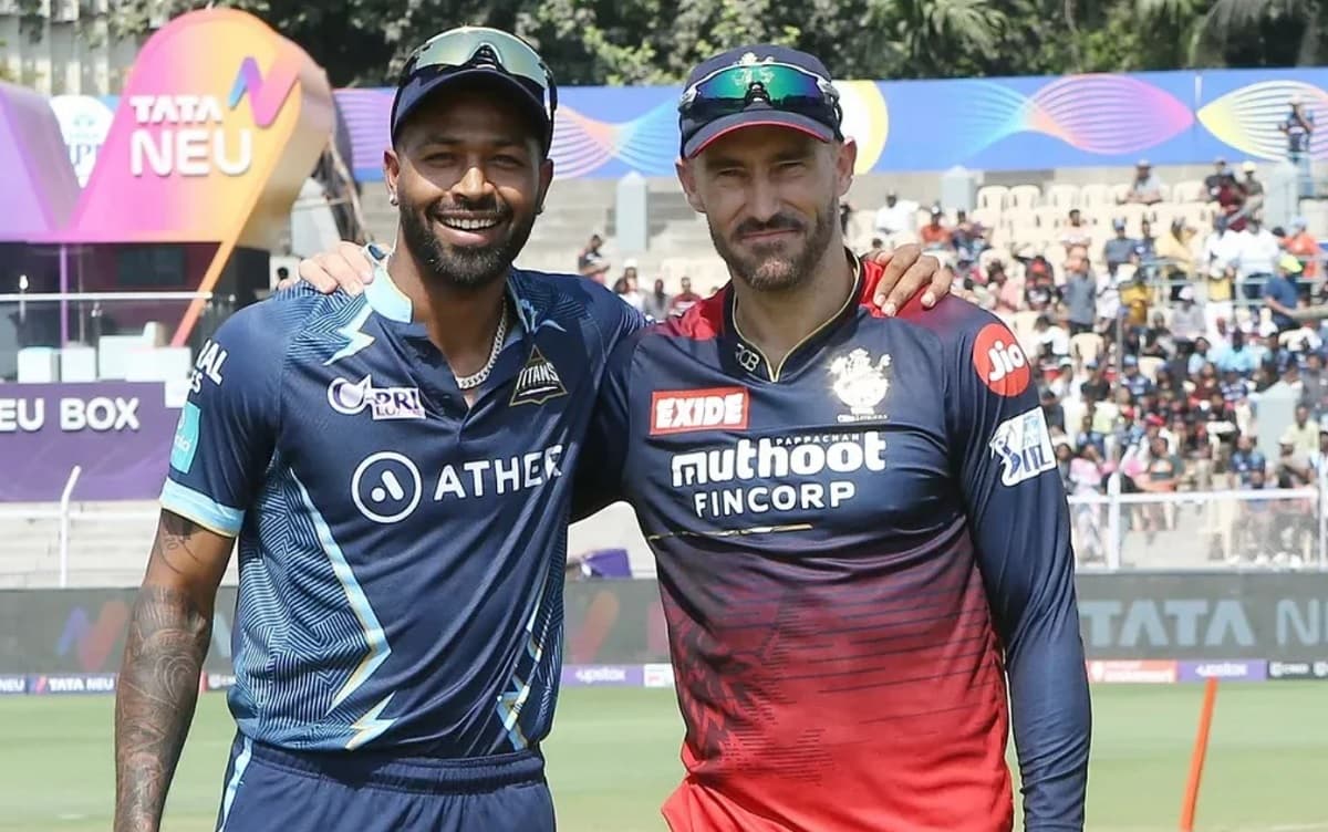 IPL 2022 Gujarat Titans opt to bat first against RCB IPL 2022 Gujarat Titans opt to bat first against RCB