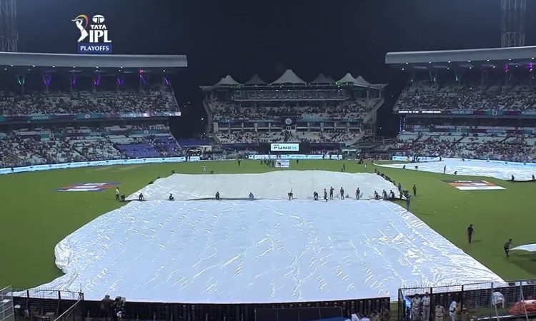 LSG vs RCB It has started to rain in Kolkata and the toss is delayed