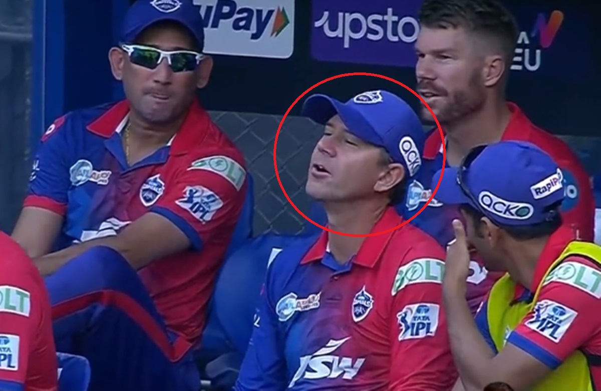 Cricket Image for Ipl 2022 Ricky Ponting Reaction On Mitchell Marsh Wicket