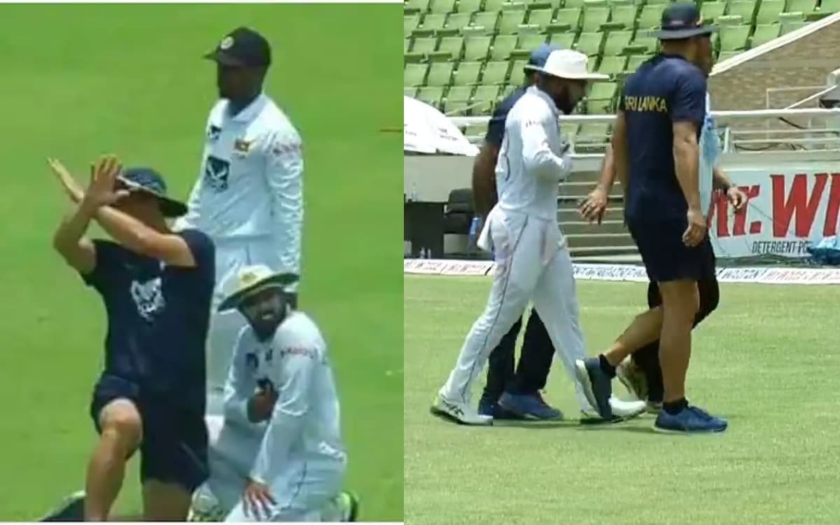 LIVE मैच में देखने को मिली डराने वाली घटना, छाती पकड़कर मैदान पर बैठ गया श्रीलंकाई खिलाड़ी कुसल मेंड