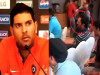 Cricket Image for When Ms Dhoni Poses As A Reporter Yuvraj Singh Annoyed