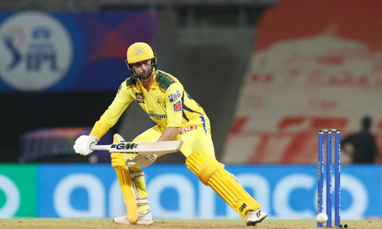 Cricket Image for Conway's Scorching Fifty Takes Chennai To 208/6 against Delhi Capitals