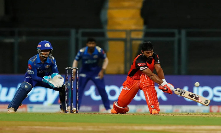 IPL 2022: Rahul Tripathi Powers SRH To 193/6 Against MI With A Soaring Knock