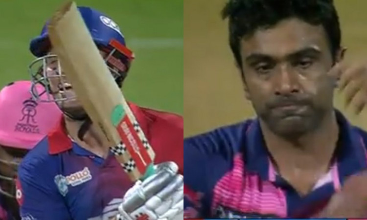 Cricket Image for VIDEO : अश्विन की कैर्रम बॉल से मार्श ने किया खिलवाड़, खड़े-खड़े लगा दिया छक्का