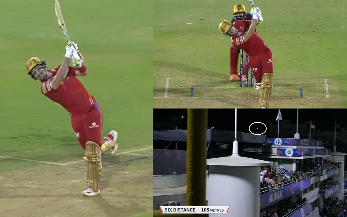 Cricket Image for VIDEO: लियाम लिविंगस्टोन ने दिखाई ताकत, 105 मीटर का छक्का जड़कर तीसरे माले पर पहुं