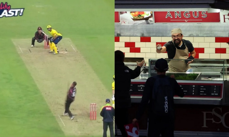 Cricket Image for WATCH: Batter Smacks Six That Lands Into A Burger Van During T20 Blast 