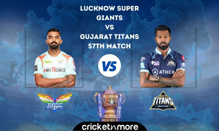 Cricket Image for Lucknow Super Giants vs Gujarat Titans, IPL 2022 – Cricket Match Prediction, Fanta