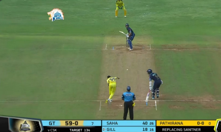 Cricket Image for WATCH: Matheesha Pathirana Gets Wicket On The First Ball Of IPL Debut