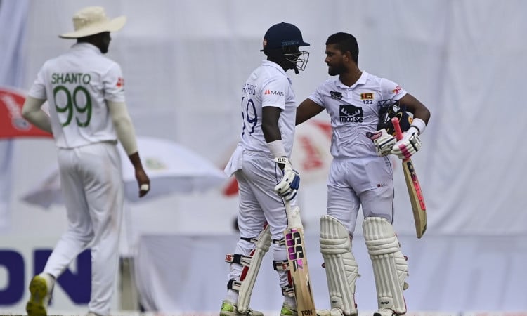 Cricket Image for Mathews & Chandimal Increase Sri Lankan Lead With Centuries Against Bangladesh In 