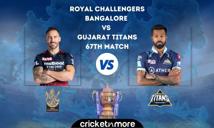 Cricket Image for Royal Challengers Bangalore vs Gujarat Titans, IPL 2022 – Cricket Match Prediction