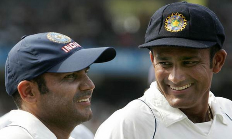 Cricket Image for Sehwag Credits Former Skipper Kumble For His & Harbhajan's Test Career Revival