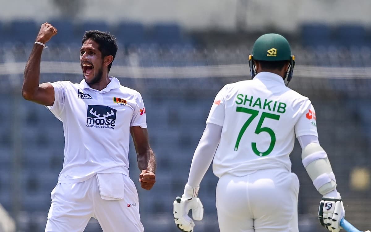 Cricket Image for SL v BAN, 2nd Test: Sri Lanka Wreck Havoc In Bangladesh Top Order 