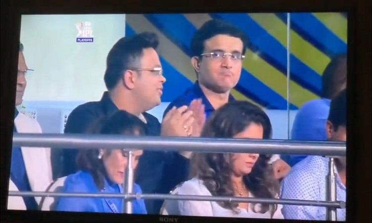 Cricket Image for Watch: Saurav Ganguly Enjoys Kohli's Flick In The Eliminator Between LSG vs RCB