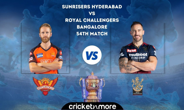 Cricket Image for Sunrisers Hyderabad vs Royal Challengers Bangalore, IPL 2022 – Cricket Match Predi