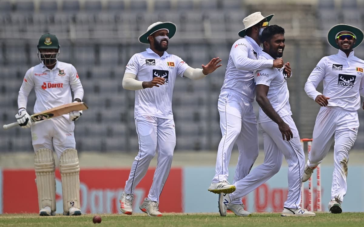 Cricket Image for Sri Lanka Defeat Bangladesh In 2nd Test, Clinch Series 1-0