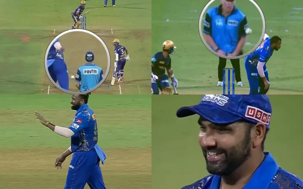 Cricket Image for VIDEO: पोलार्ड ने जोश में खोया होश, अंपायर के पेट पर मारी गेंद, रोहित शर्मा की छूट
