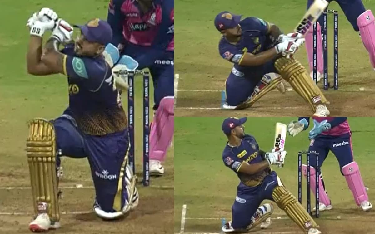 Cricket Image for 4,6,4: नितीश राणा ने बदला अंदाज, अश्विन की 3 गेंदों पर ठोके 14 रन; देखें VIDEO