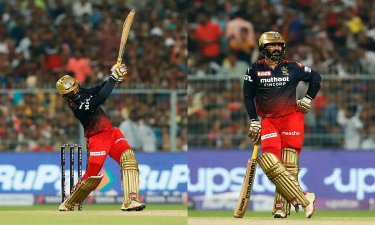 Cricket Image for WATCH: RCB's 'Mr. Consistent' Dinesh Karthik Flourishes In Eliminator With Yet Ano