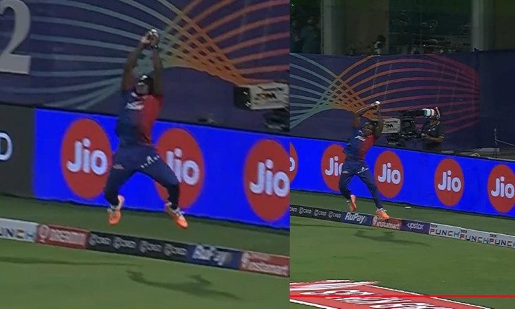 Cricket Image for दिल्ली कैपिटल्स का 'सुपरमैन' हैं रोवमैन, नहीं होता यकीन तो खुद देखें VIDEO