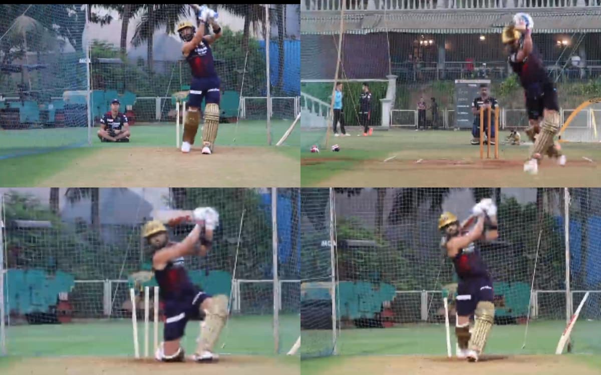Cricket Image for कोहली ने नेट्स में लगाए विराट शॉट्स, स्पेशल स्ट्रेट ड्राइव से कैमरे का किया काम तम