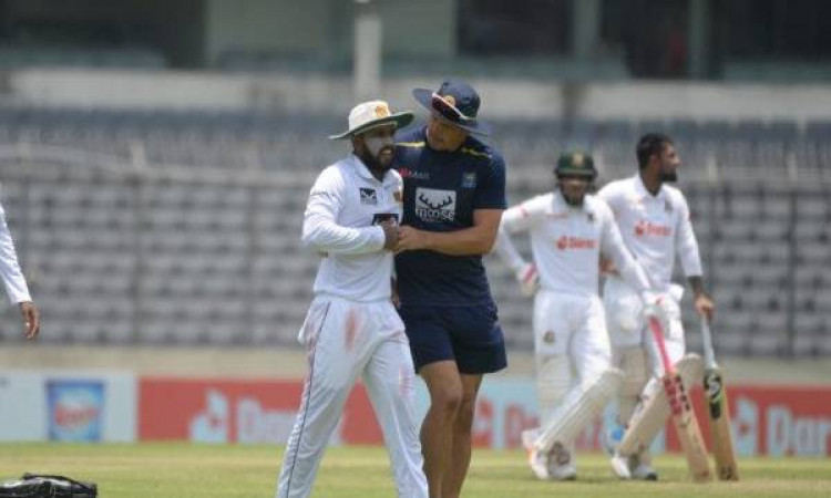 Ban vs SL: Sri Lanka's Kusal Mendis walks off the field after feeling discomfort in chest, hospitali