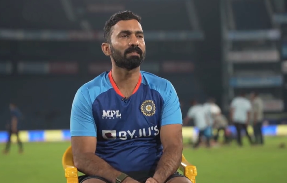 Cricket Image for Dinesh Karthik After Match Winning Innings Against South Africa 